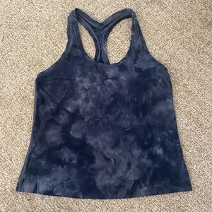 Lululemon diamond dye cool racerback short length tank top